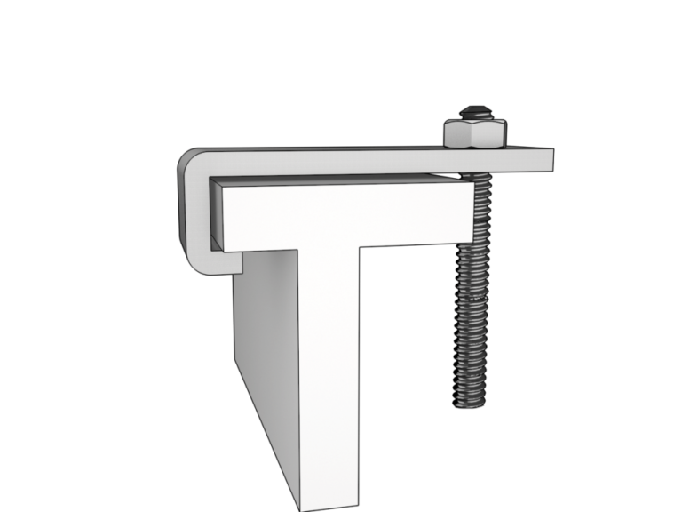 Threaded Rod And Loop Cable Management Beam Clamp - Threaded Rod Hangers - Cable Management System ...