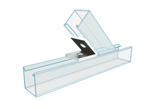 Channel 60º-75º Angle Fittings 2 Holes