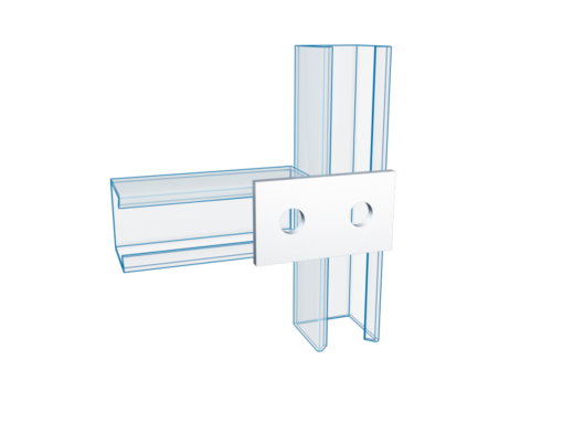 Channel Flat Fittings 2 Holes