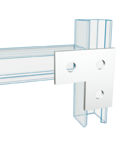 Channel Flat Fittings L Type 3 Holes