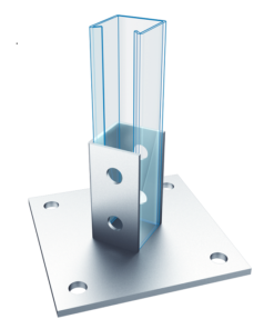 Channel Single Base for 41 x 41