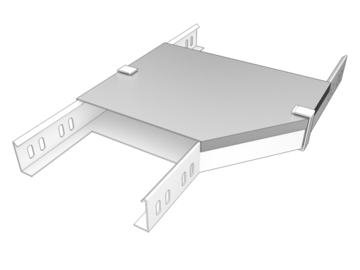 Right Reducer Cover - Cable Tray With Return Flanged - Cable Management System
